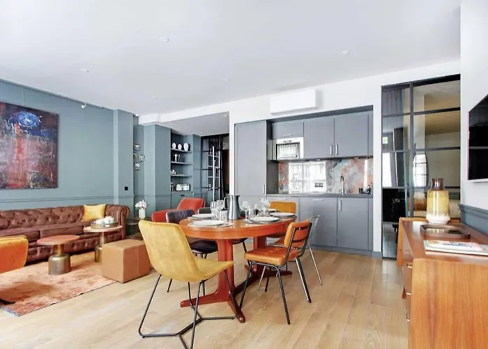 V Vast Apartment, Steps From Place Des Vosges Ac